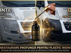 Tratament Ceramic Auto - Restaurare Plastice Ingalbenite WOW NanoCeramic
